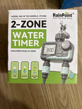 Programador de riego RainPoint 2 zonas