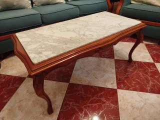 Conjunto 2 Mesas Café Estilo Luis XV