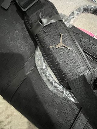 Bolsa de viaje Jordan unisex negra