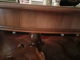 Mesa de comedor, 185 cerrada, abierta 2,42