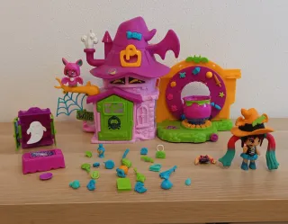 Lote grande Pinypon: Tiendas y figuras
