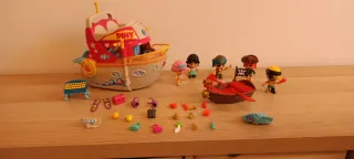 Lote grande Pinypon: Tiendas y figuras
