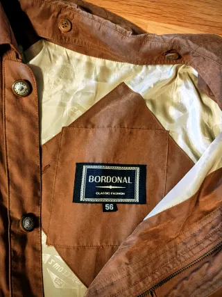 Chaqueta ante hombre marrón