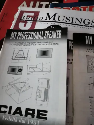 Riviste pubblicazioni audio HIFI autocostruzione