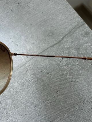 Gafas de Sol Ray-Ban Doble Puente Marrón Dorado