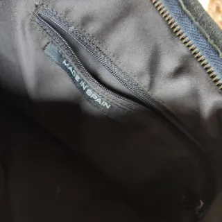 Bolso Piel Negro Vintage