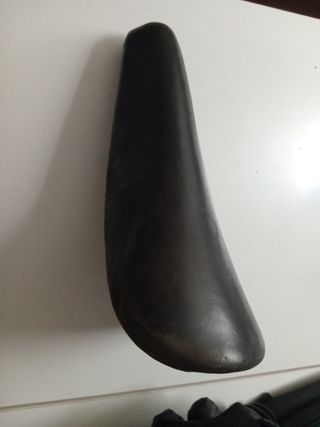 Sillín de piel vintage