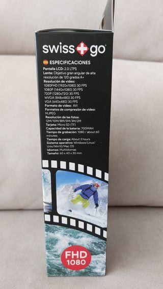 Cámara swiss+go Alpha FHD 1080