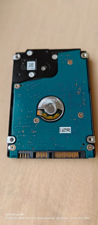 Disco Toshiba 500GB 2.5 SATA II mK5065 5400 RPM