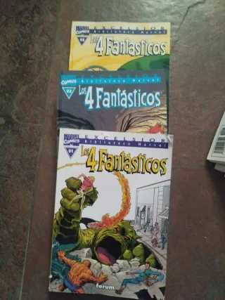 Los 4 Fantasticos Excelsior biblioteca Marvel