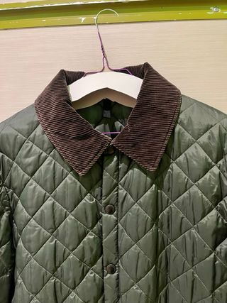 Abrigo Barbour acolchado verde