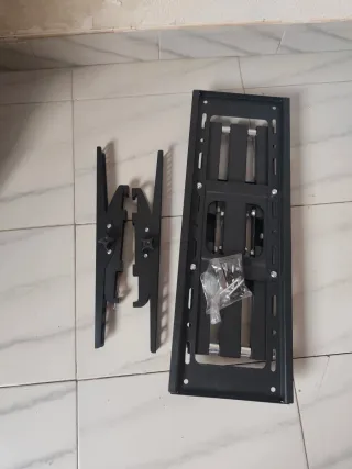 Soporte pared TV negro