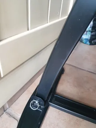 Bicicleta estática plegable