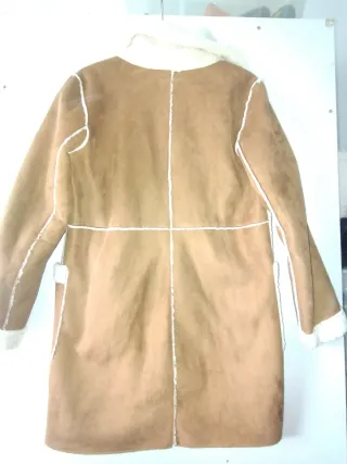 Abrigo Springfield Marrón y Beige Talla CHOLLAZO