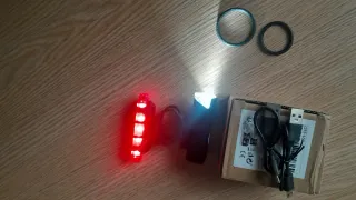 Luces LED para Bicicleta (Rojo y Blanco) recargabl