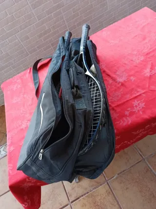 2 Raquetas Tenis + Funda Nike