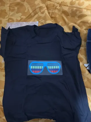T-shirt LED occhiali da sole Londra