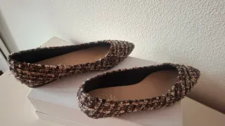 Bailarinas Sfera Tela Tipo Chanel