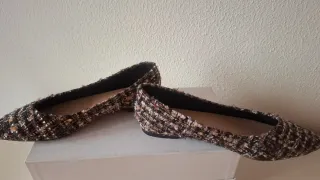 Bailarinas Sfera Tela Tipo Chanel