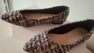 Bailarinas Sfera Tela Tipo Chanel