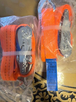 Cinchas / Correas de sujeción naranjas