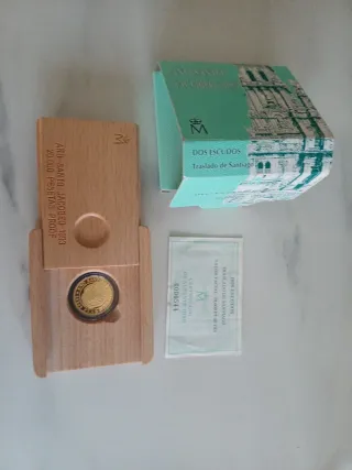 Moneda oro 20000 Pesetas 2 Escudos 1993 Xacobeo