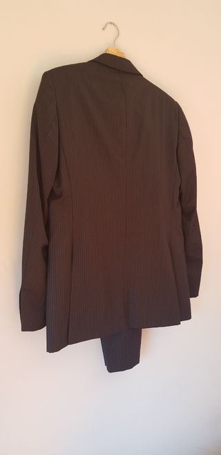 Traje Zara Raya Gris Negro