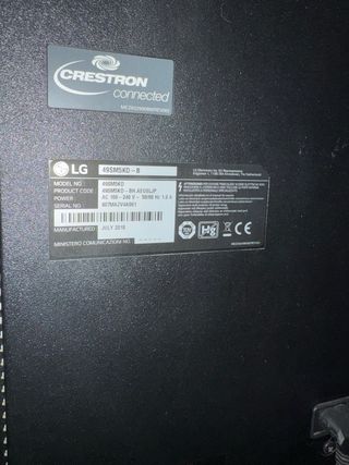 Pantalla LG 49”