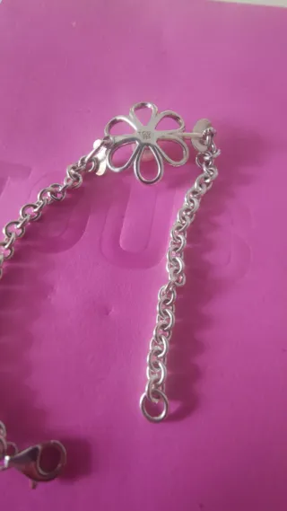 Pulsera Tous Flor Perla Plata Maggie