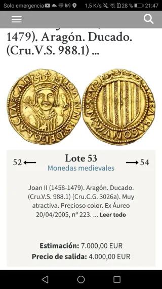 Monedas antiguas de plata