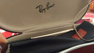 Ray-Ban Aviator Montatura Vista Donna Argento