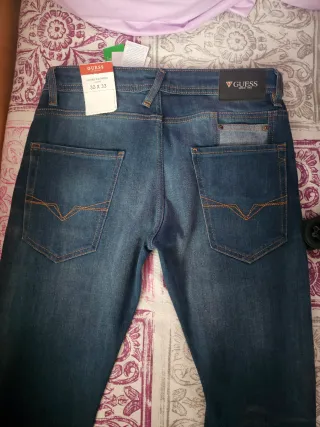 Pantalones vaqueros de hombre Guess azules