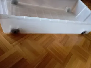 Caja de almacenaje transparente