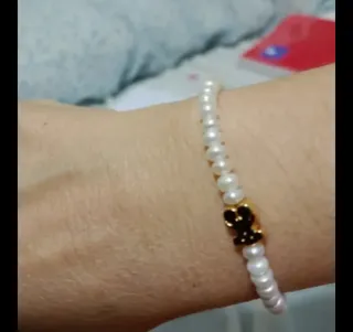 Pulsera Tous Oro Perlas Niña