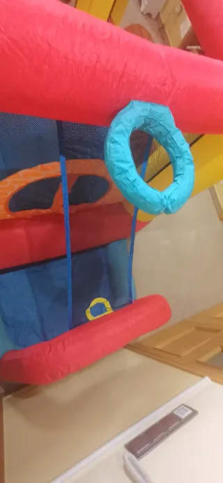 Reservado Castillo Inflable Naranja y Amarillo