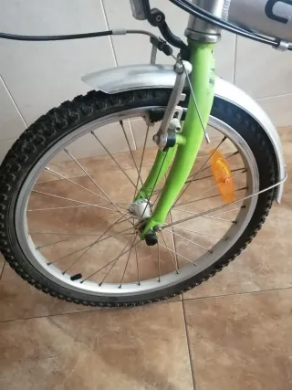Bicicleta Plegable Conor Zippy Plata/Verde