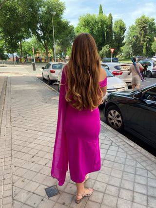 Vestido fiesta buganvilla