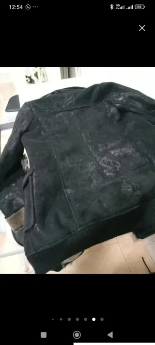 Abrigo Desigual Mujer Negro Talla M