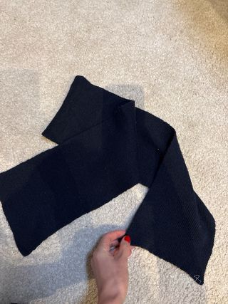 Gorro y bufanda niño 3-4 años negro