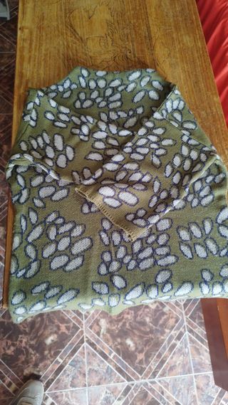 Jersey Trucco Mujer Talla 38 Verde