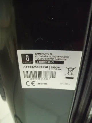 Calefactor Aceite 2800W