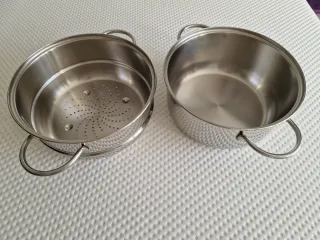 Pentole per cottura a vapore con coperchio