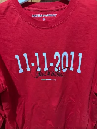 Maglietta Laura Pausini 2011 rara vintage M