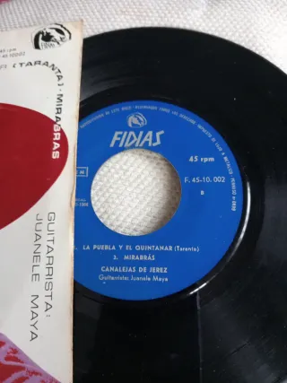 Vinilo CANALEJAS DE JEREZ Soleares