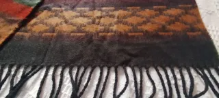 Bufanda lana estilo azteca