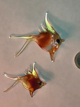 Figuras Peces Cristal Murano Glass Venecia