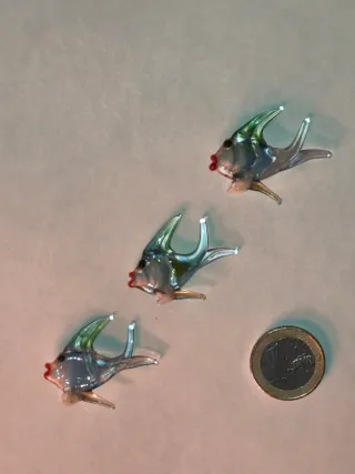 Figuras Peces Cristal Murano Glass Venecia