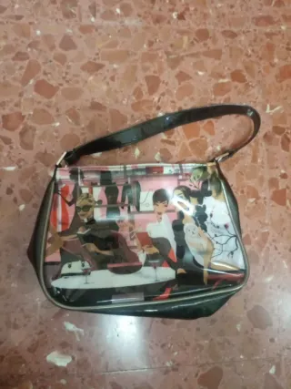 Bolso de mano con estampado De Jordi Lavanda