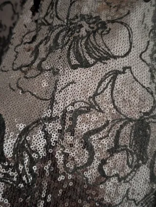 Traje Chaqueta Lentejuelas Negro