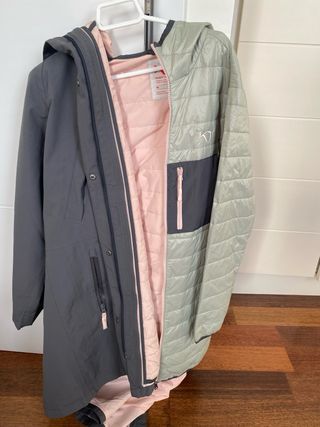 Parka Kari Traa gris talla M